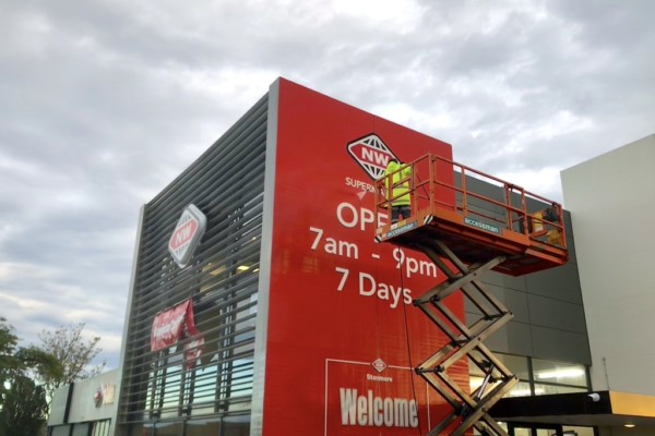 Commercial Building wash of New World 